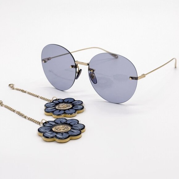 NEW GUCCI SUNGLASSES GG1149S 006 GOLD WOMEN EYEWEAR GUCCI PLUS EARRINGS main image 11